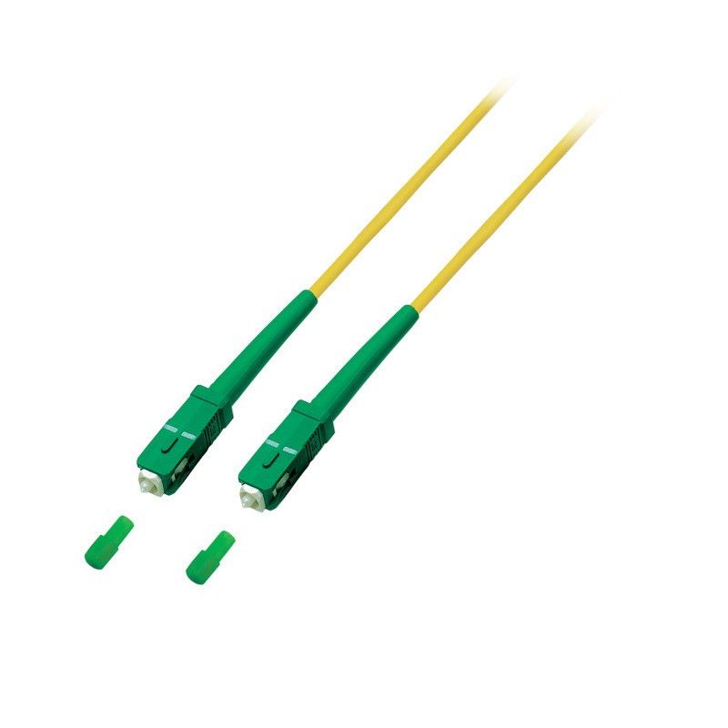 Cabo de fibra ótica simplex OS2 SC/APC-SC/APC 7,50m