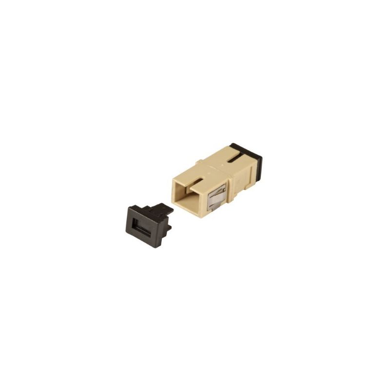 Acoplamento multimodo keystone SC-SC simplex bege