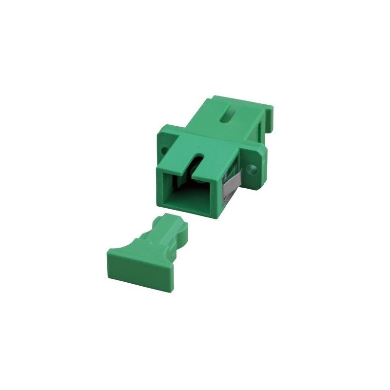 Acoplamento monomodo SC-SC simplex verde