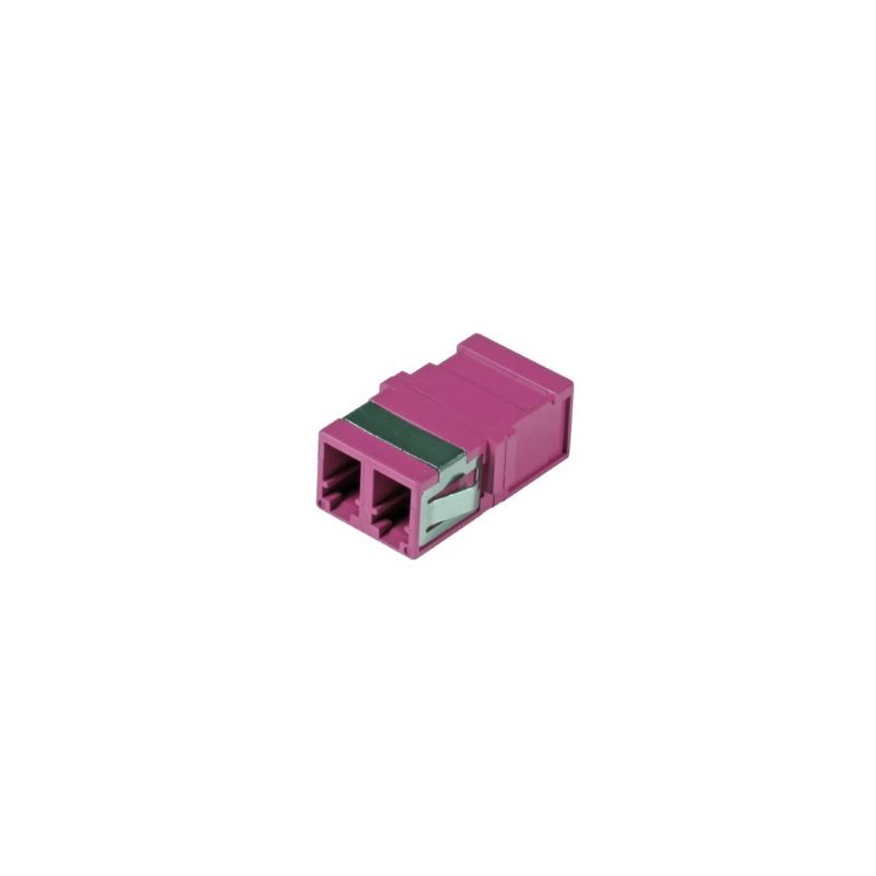 Acoplamento trapezoidal multimodo duplex LC-LC roxo