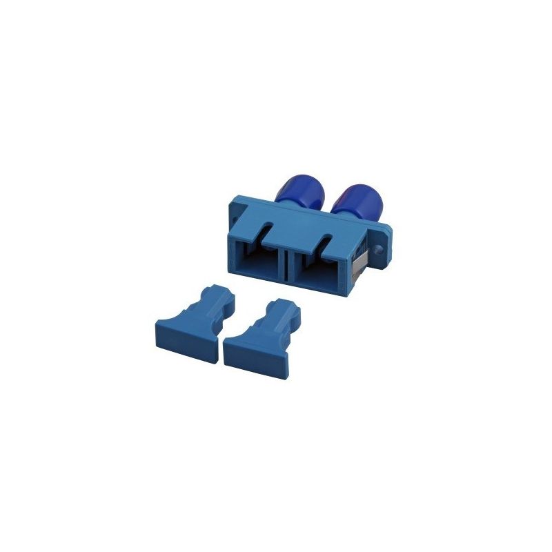 Acoplamento monomodo SC-ST duplex azul