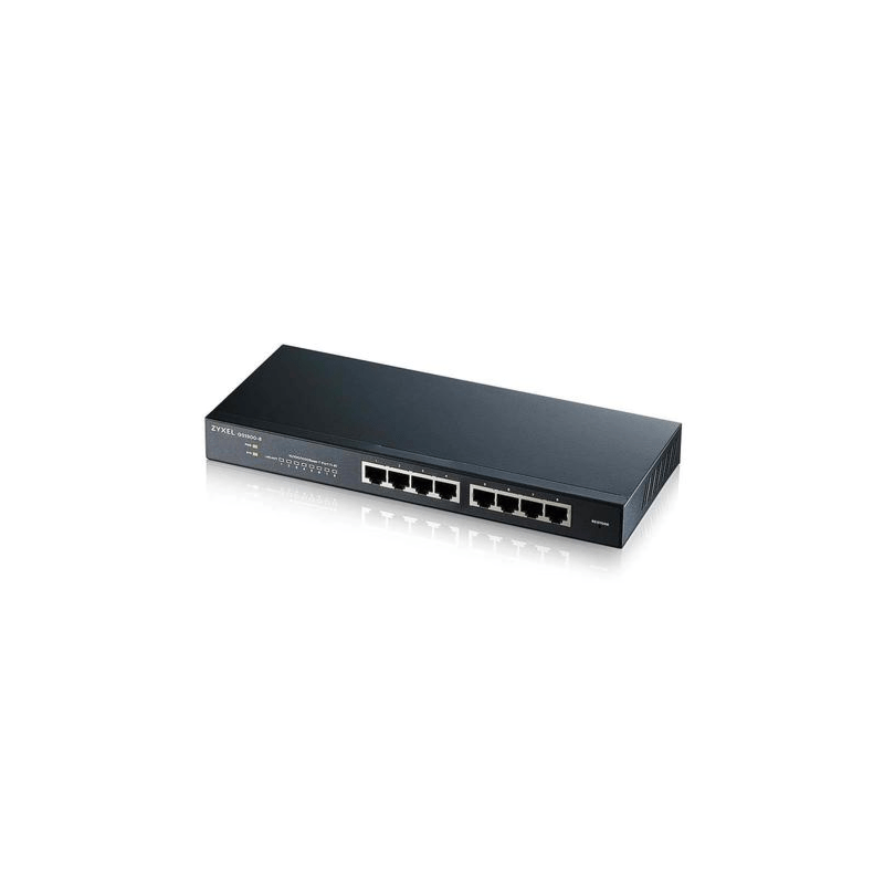 Switch inteligente Zyxel GS1900 de 8 portas