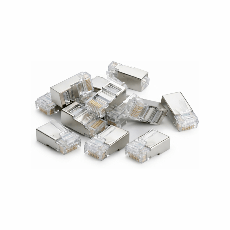 Conector DANICOM FTP CAT6 RJ45 - para cabo flexível - 10 unidades