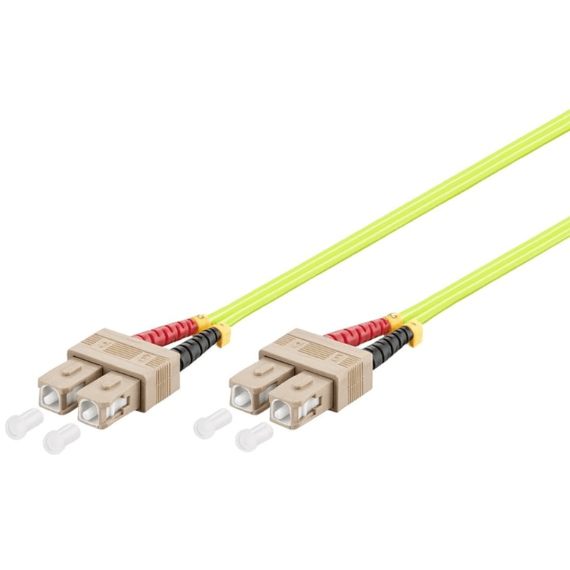 Cabo de fibra ótica SC-SC OM5 (otimizado para laser) 1,5 m