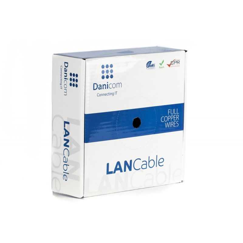 Cabo DANICOM CAT6 FTP 50m em rolo flexível - PVC (Fca)