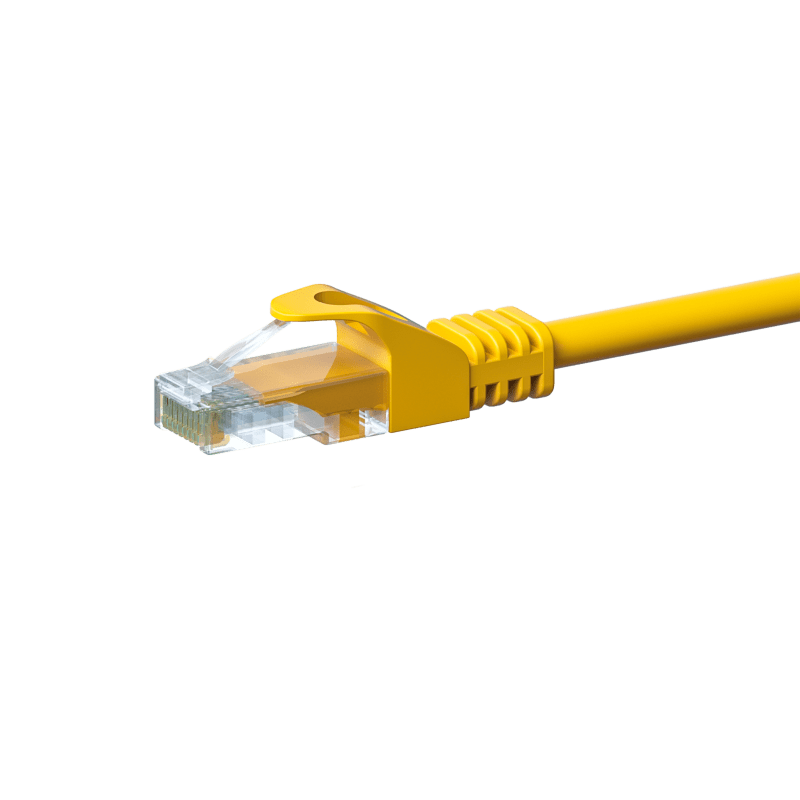 Cabo de rede CAT5e UTP de 2 m amarelo - CCA