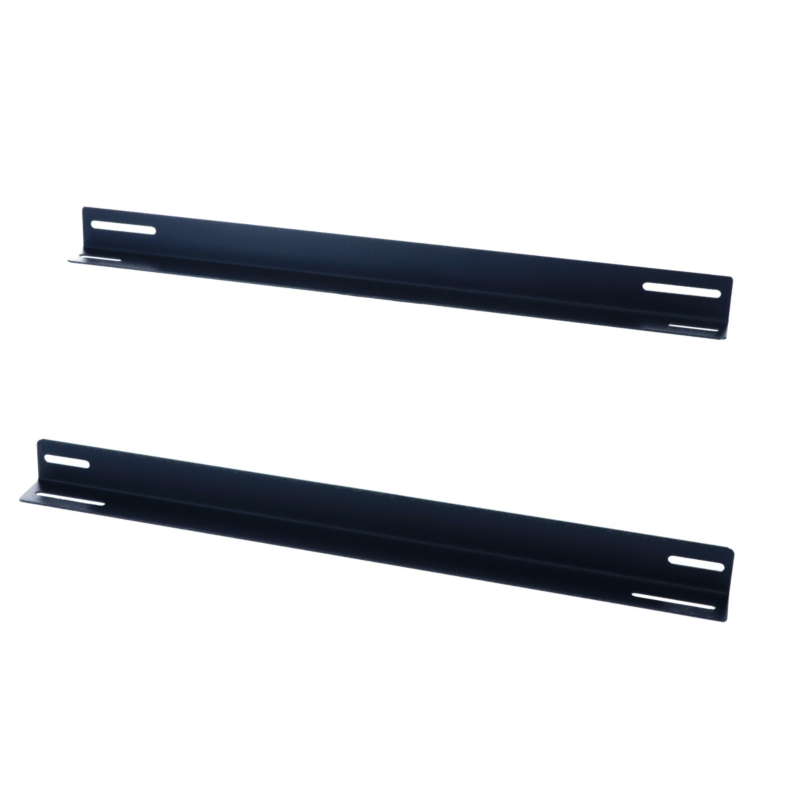 Conjunto de 2 perfis em L adequados para armários de parede com 450 mm de profundidade.