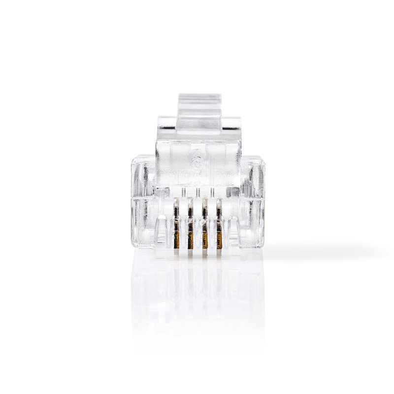 Conjunto de 10 conectores RJ11