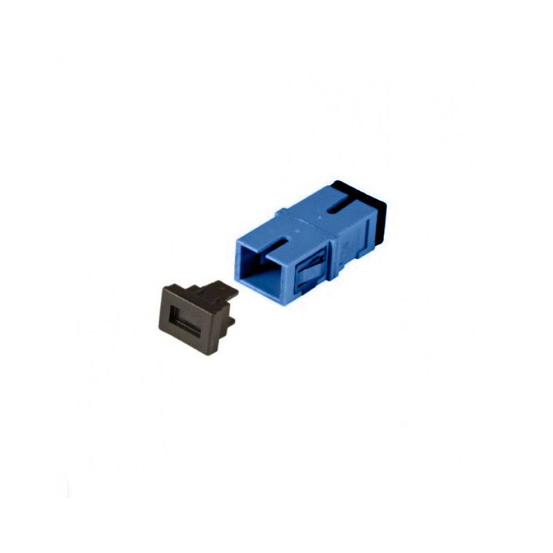 Acoplamento trapezoidal monomodo SC-SC simplex azul
