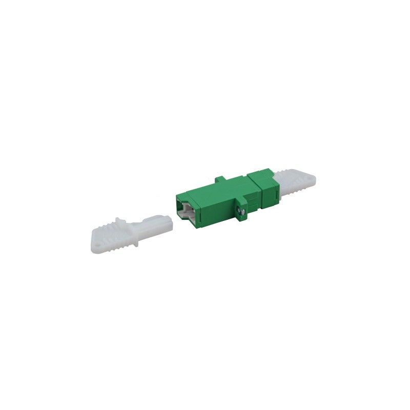 Acoplamento monomodo E2000-E2000 simplex verde