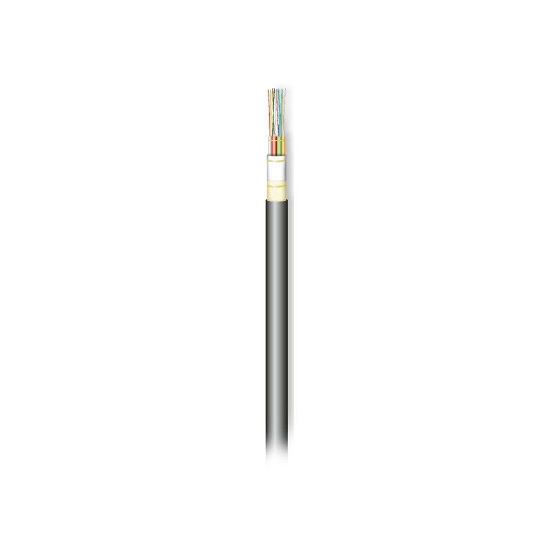 Cabo de fibra ótica OM4 personalizado para uso interior/exterior com 4 fibras.
