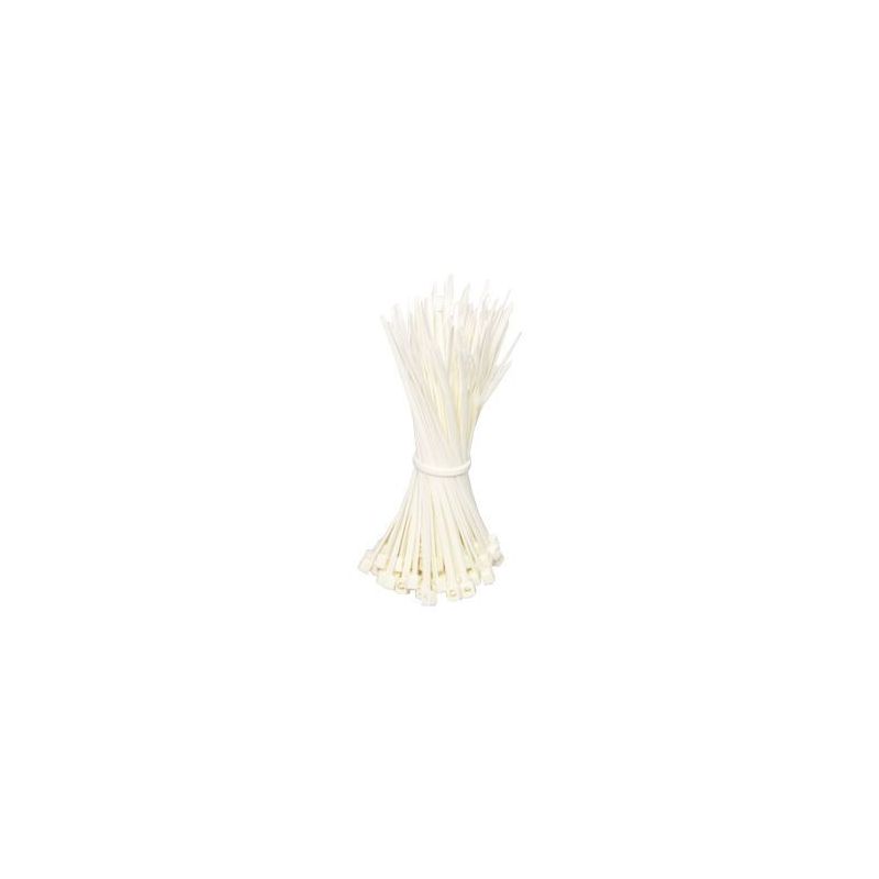 Abraçadeiras em nylon 365mm cor natural - 100 unidades