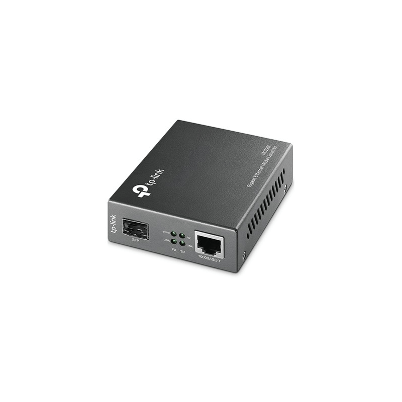 Conversor de fibra ótica TP-Link MC220L para módulos SFP monomodo/multimodo
