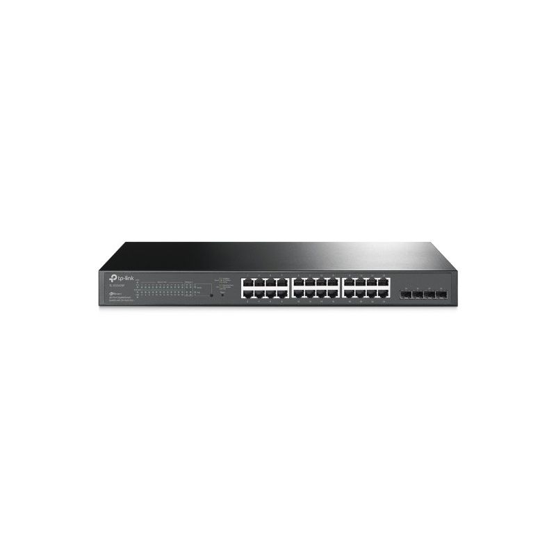 Switch PoE inteligente gerenciável TP-Link JetStream 2428P de 28 portas