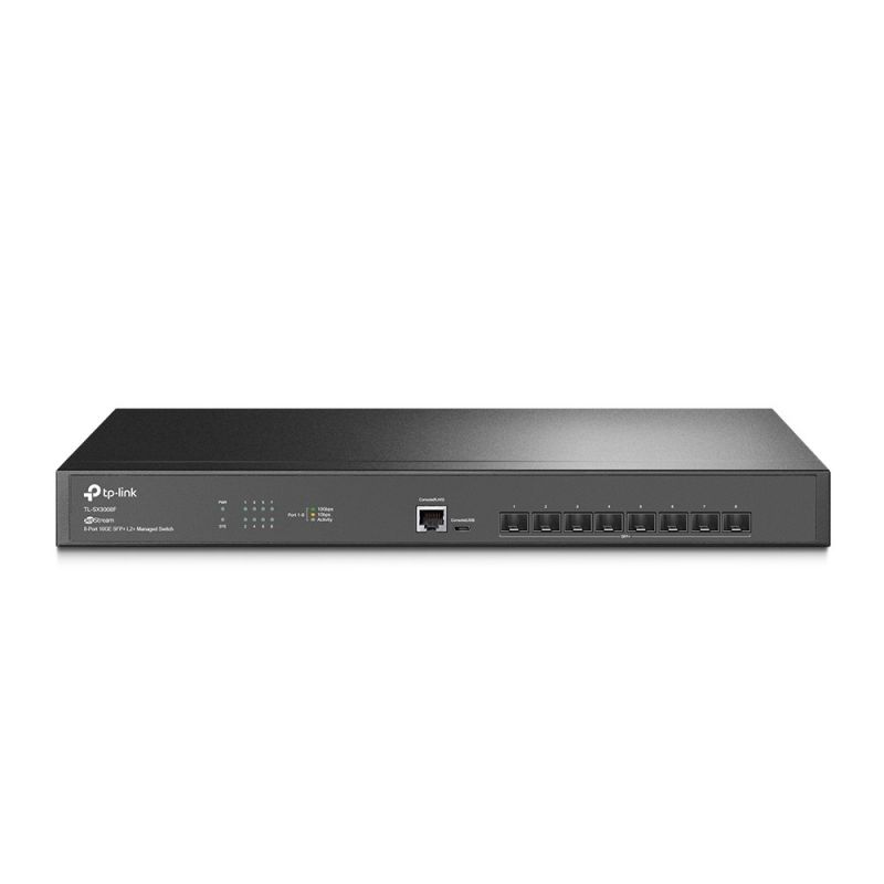 Switch inteligente gerido de nível 2 JetStream de 8 portas da TP-Link