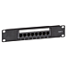 Painel de ligação UTP CAT6 de 10 polegadas - 8 portas