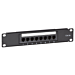 Painel de ligação UTP CAT5e de 10 polegadas - 8 portas
