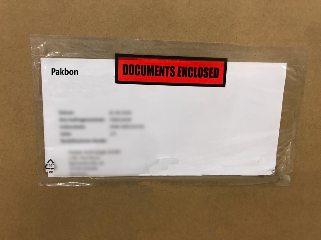 comprovativo de embalagem do armário de parede
