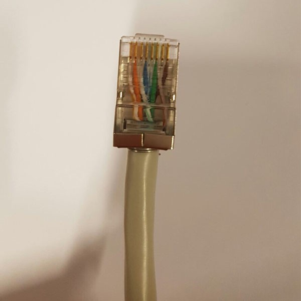 conector blindado montado