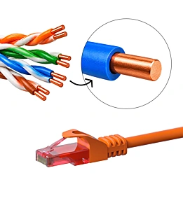 Cabos de rede Cat6 - 100% cobre
